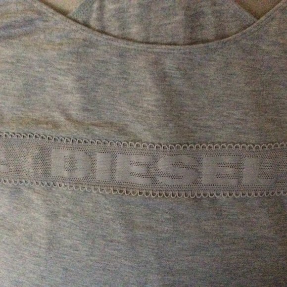 Ladies Diesel Jersey Knit Cami/Tank | Grey | Stretch | New with Tags - Picture 1 of 6
